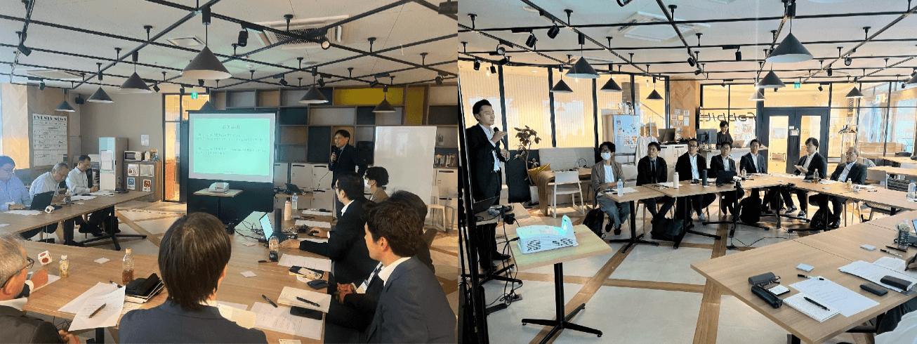 左/株式会社アスコン 取締役 門脇 氏、右/株式会社キーレックス 代表取締役社長 藏田 氏