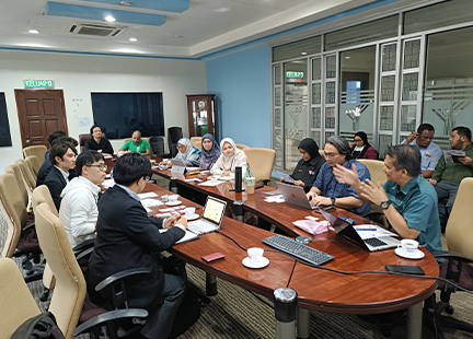 大学訪問の様子