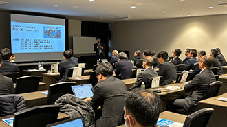 令和５年度　広島県海外スタートアップ等連携実証プロジェクト創出事業成果報告会を実施